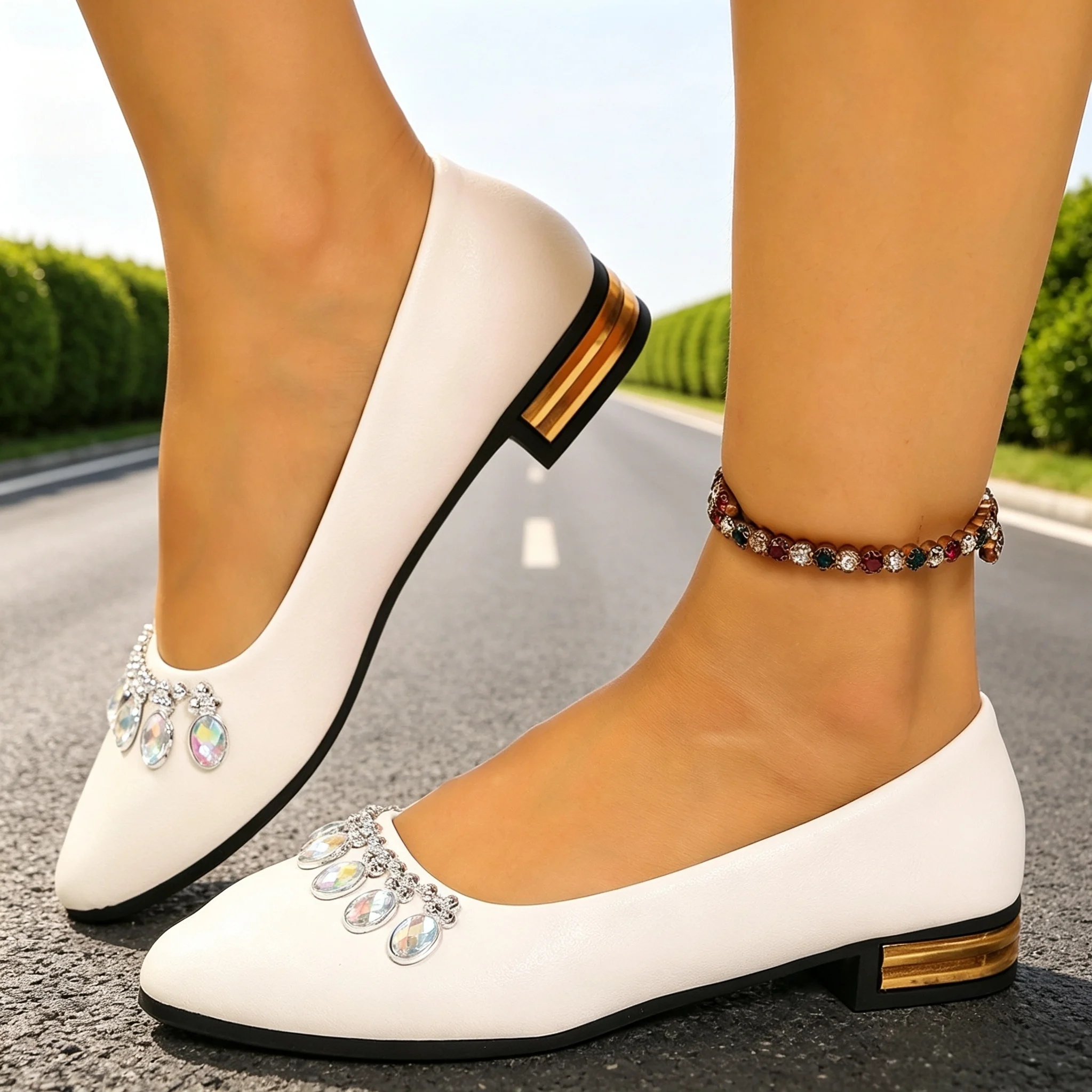 Women'S Heels - Sepatu Balet Wanita Model Pointed Toe,