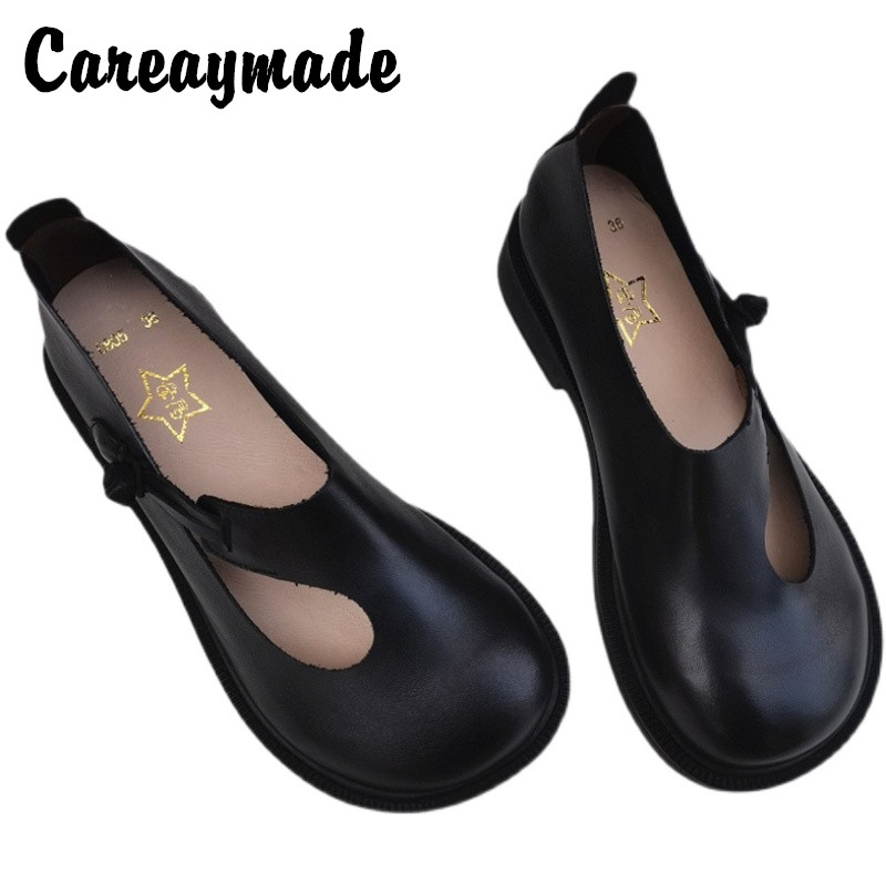 Women'S Heels - Careaymade-Sepatu Besar Kulit Asli Sepatu Wanita