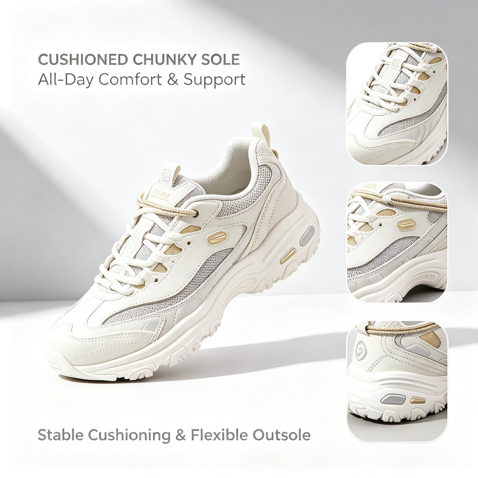 Women Shoes Hong Kong - Skechers Sepatu Panda D'Lites 1.0 Wanita