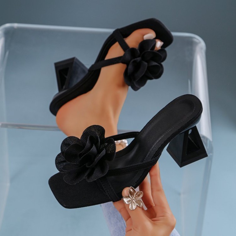 Women'S Shoes Toms - Sandal Dekorasi Bunga 3D Wanita Sandal