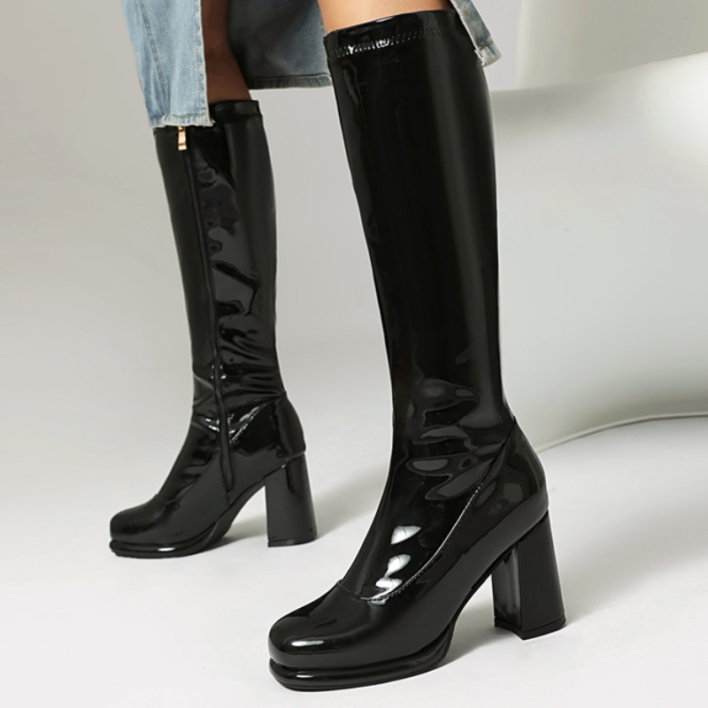 Women'S Shoes Chelsea - Sepatu bot tinggi lutut wanita bermerek