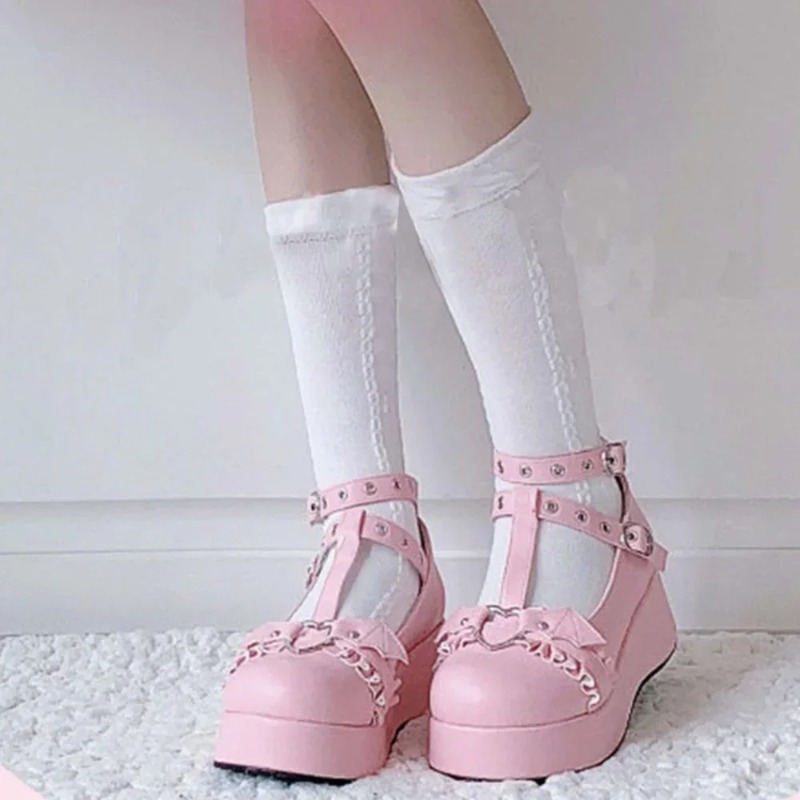 Sepatu Mary Janes Wedges Gespe - Women'S Shoes In Fashion ulasan dan harga