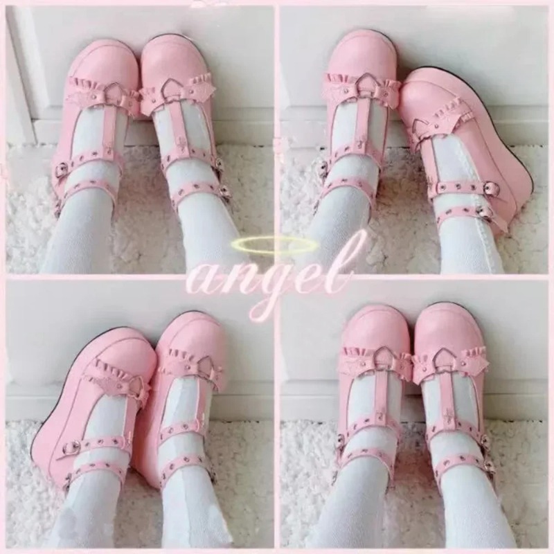 Sepatu Mary Janes Wedges Gespe - Women'S Shoes In Fashion ulasan dan harga