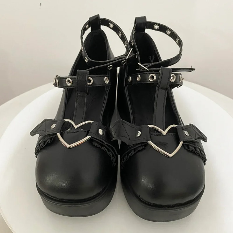 Sepatu Mary Janes Wedges Gespe - Women'S Shoes In Fashion ulasan dan harga