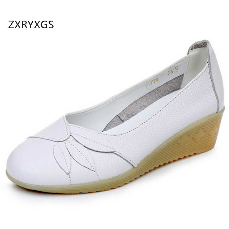 ZXRYXGS Sepatu Putih Kulit Asl - Women Shoes Size 4 In Cm ulasan dan harga