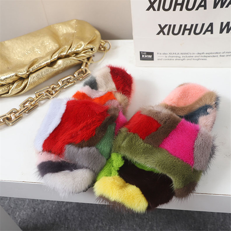 Sandal Wanita Berbulu Lembut,  - Women Shoes For Winter ulasan dan harga