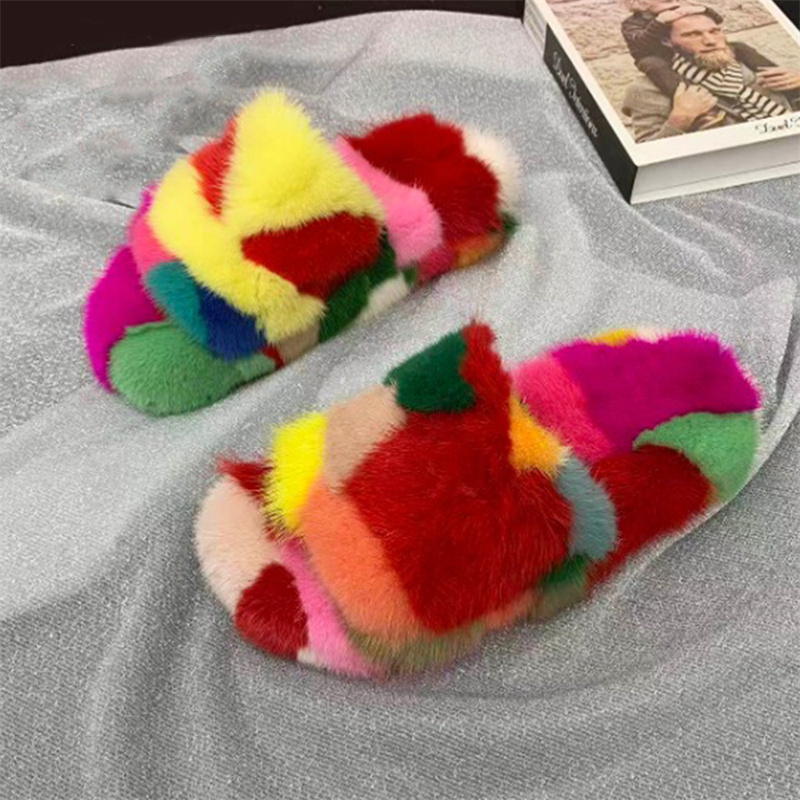 Sandal Wanita Berbulu Lembut,  - Women Shoes For Winter ulasan dan harga