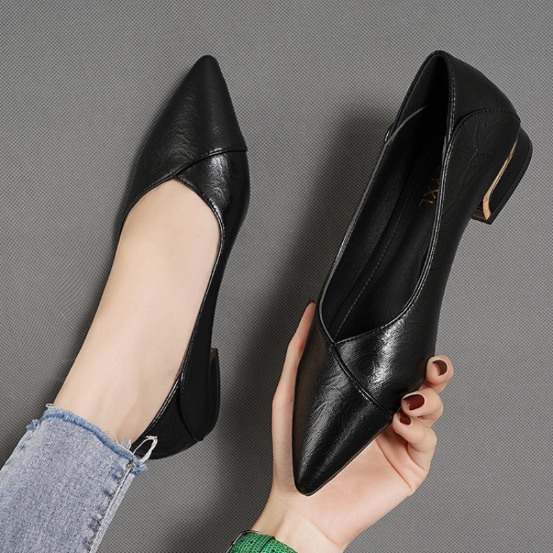 Sepatu Kulit Wanita Model Runc - Women'S Heels ulasan dan harga