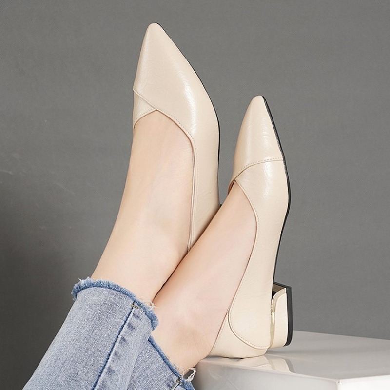 Sepatu Kulit Wanita Model Runc - Women'S Heels ulasan dan harga
