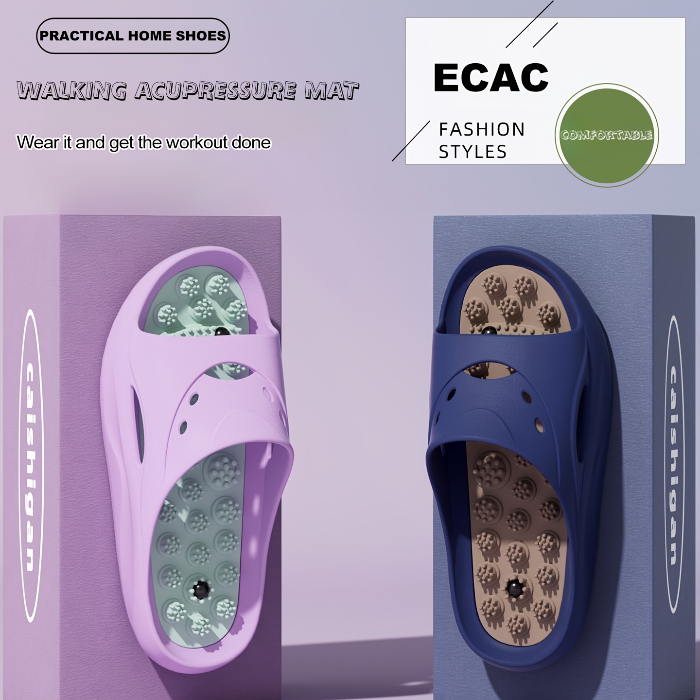 Sandal Pijat EVA Wanita Pria,  - Mule Slip On ulasan dan harga