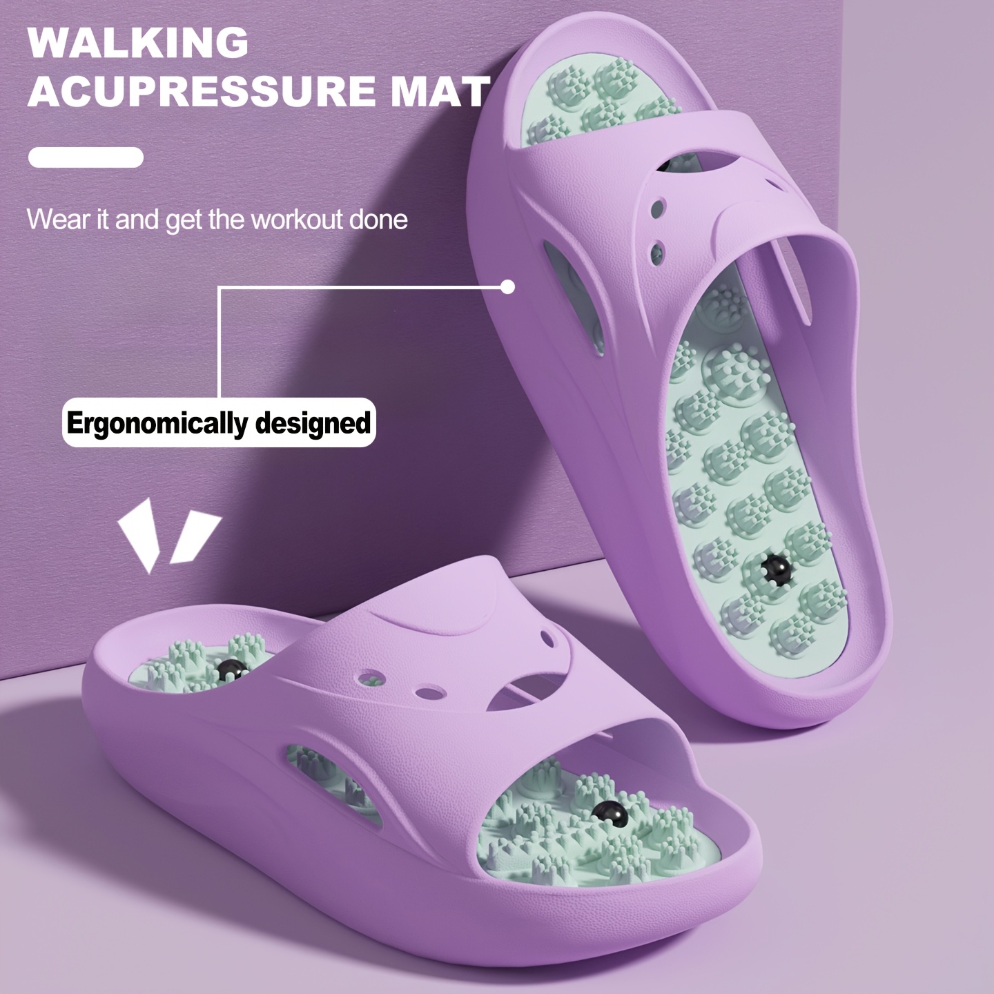 Sandal Pijat EVA Wanita Pria,  - Mule Slip On ulasan dan harga