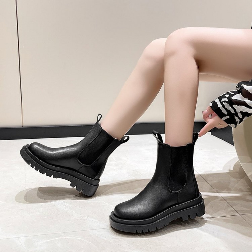 Sepatu Boots Wanita Sol Tebal  - Women'S Shoes Chelsea ulasan dan harga