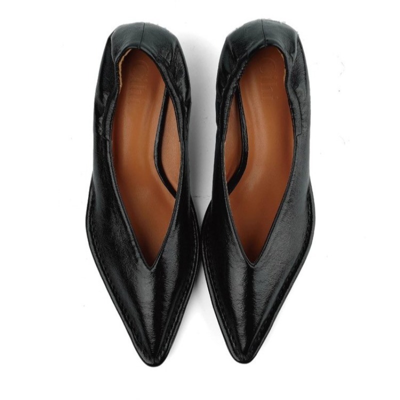 Sepatu Tunggal Ujung Lancip Ba - Mule Slip On ulasan dan harga