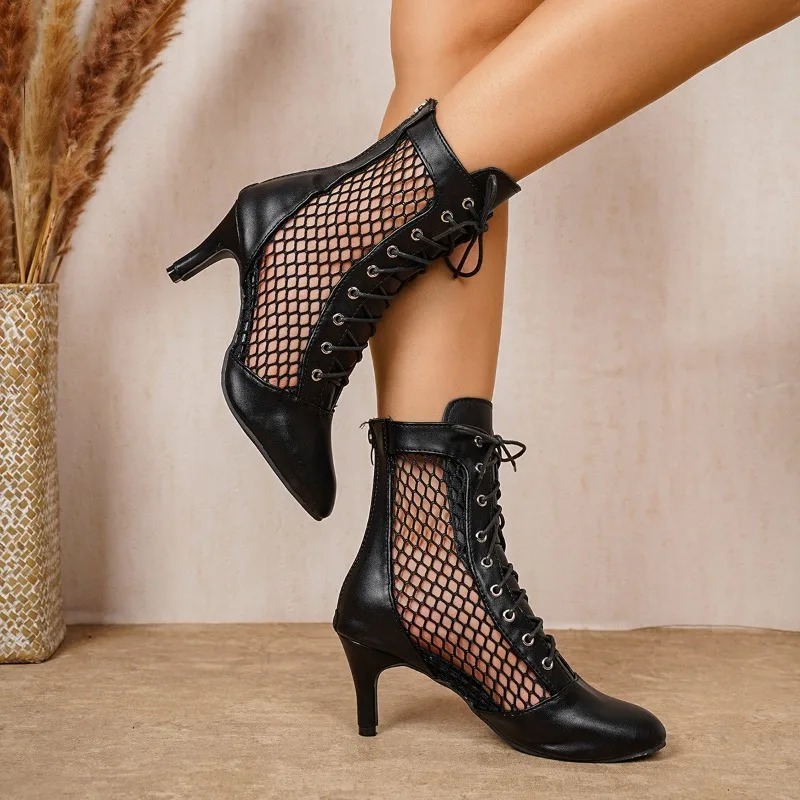 Sandal Wanita Model Fish-mouth - Strappy Heeled Sandals ulasan dan harga