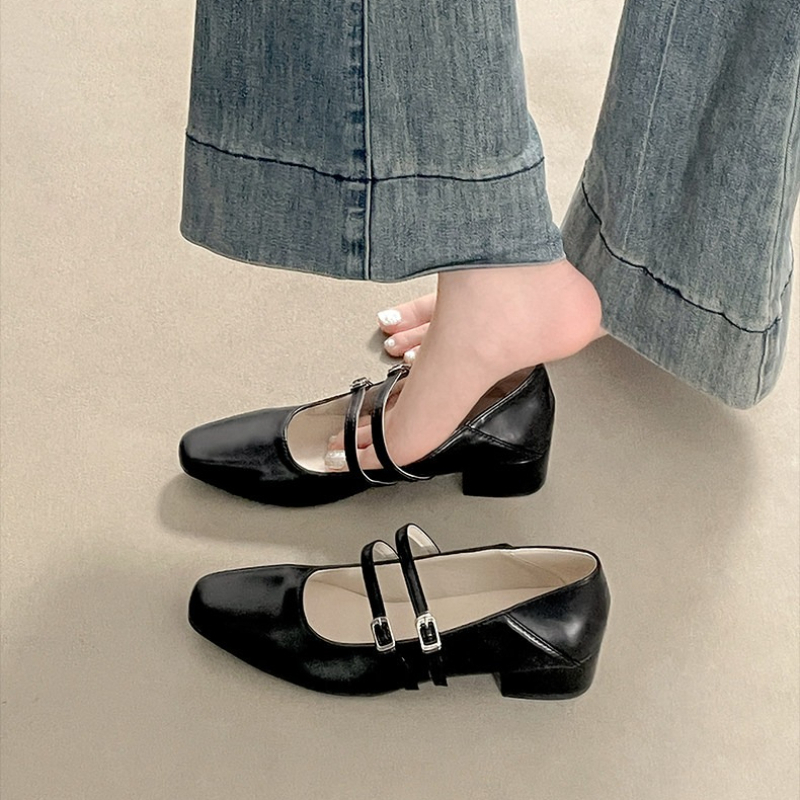Sepatu Mary Jane Wanita Hak Re - Women'S Heels ulasan dan harga