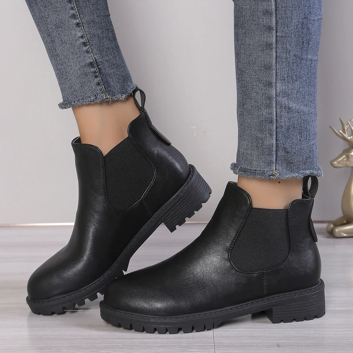 Sepatu bot sepergelangan kaki  - Women'S Shoes Chelsea ulasan dan harga
