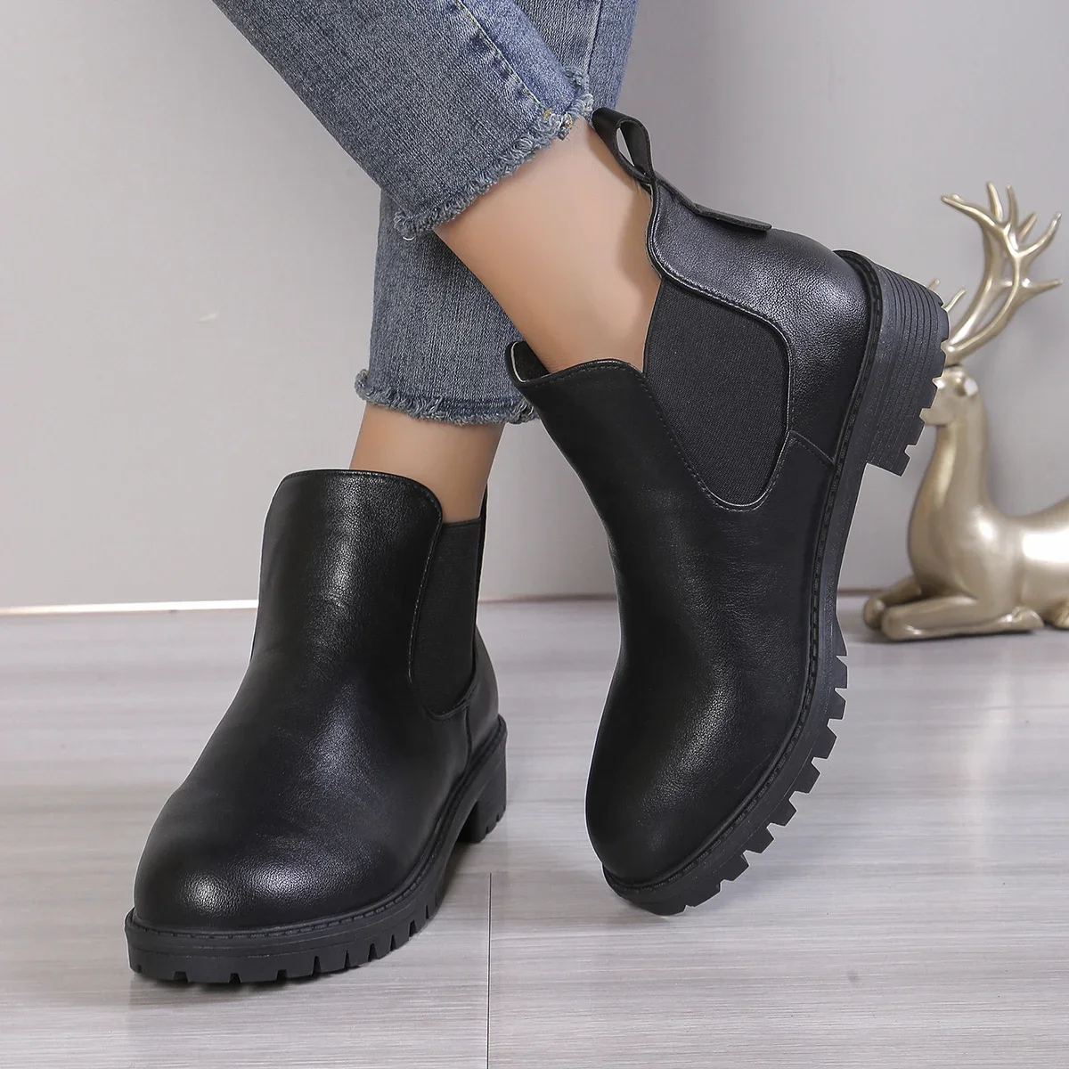 Sepatu bot sepergelangan kaki  - Women'S Shoes Chelsea ulasan dan harga