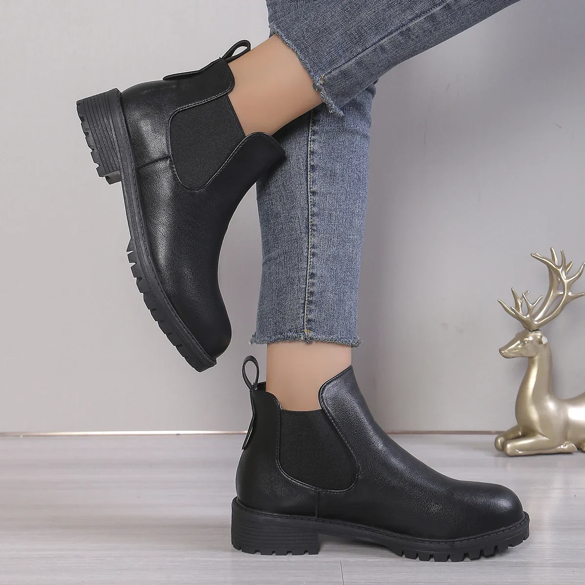 Sepatu bot sepergelangan kaki  - Women'S Shoes Chelsea ulasan dan harga