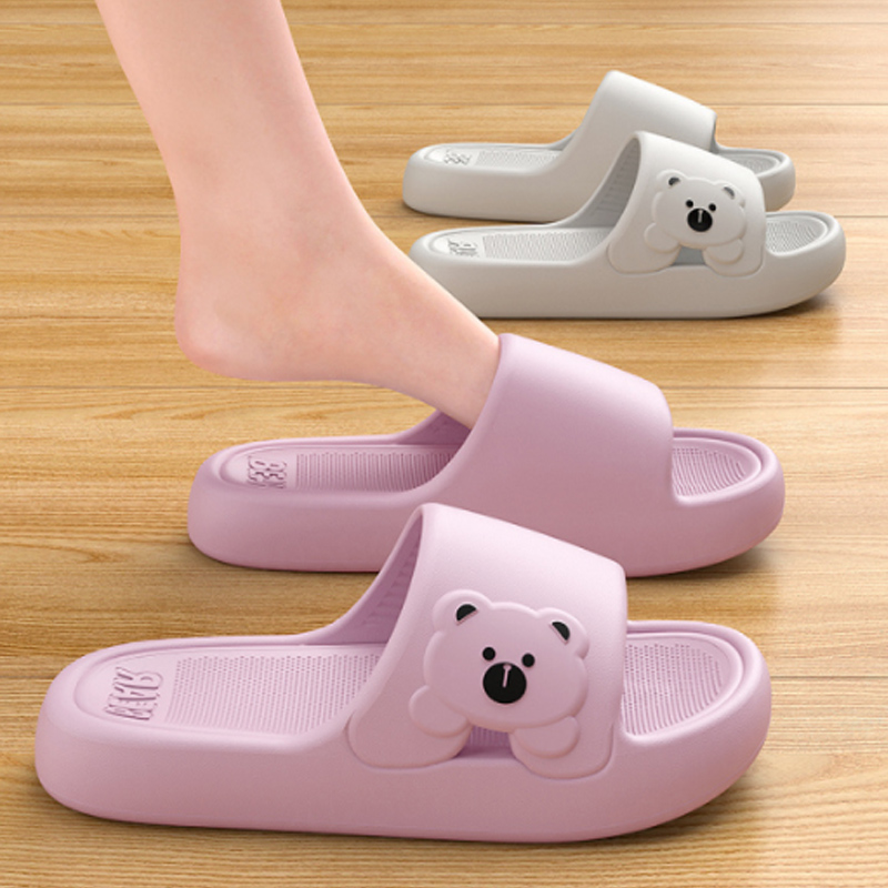 Sandal Kamar Mandi Kartun Beru - Mule Slip On ulasan dan harga