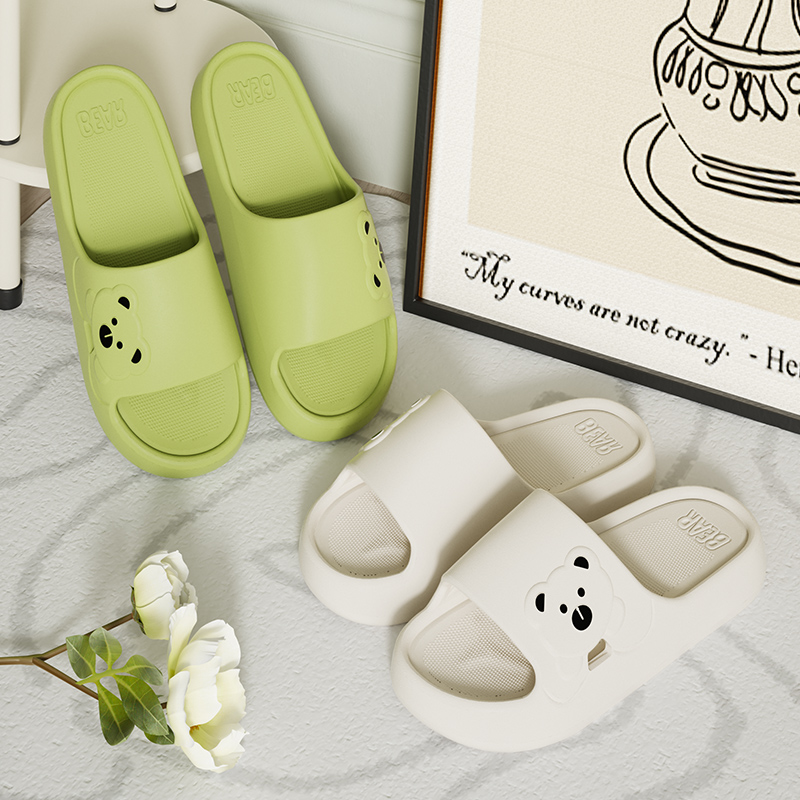 Sandal Kamar Mandi Kartun Beru - Mule Slip On ulasan dan harga