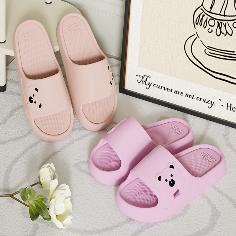 Sandal Kamar Mandi Kartun Beru - Mule Slip On ulasan dan harga