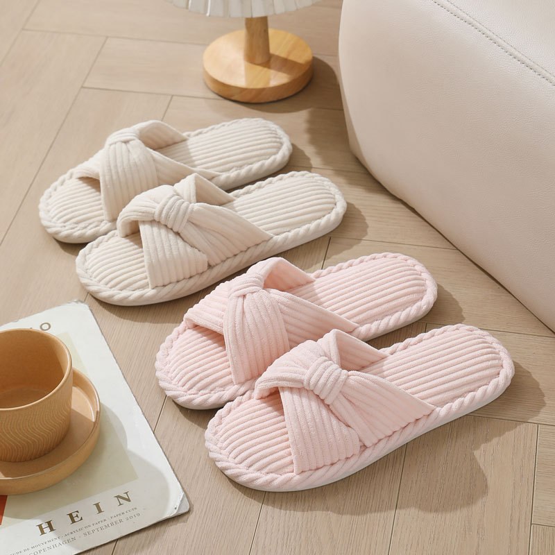 Sandal Rumah Tali Silang Kordu - Women Shoes For Winter ulasan dan harga