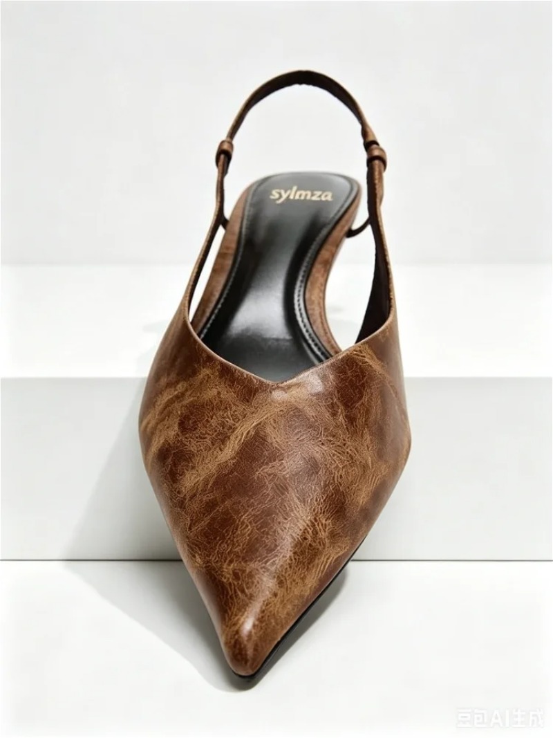 Sepatu Pumps Desainer Hak Kitt - Women Shoes Brown Colour ulasan dan harga